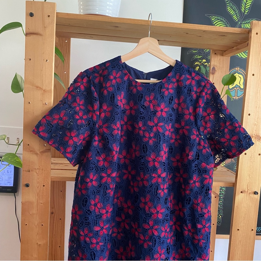 Tuckernuck Pomander Place Midnight Floral Lace Seraphina Midi Dress - Picture 10 of 16